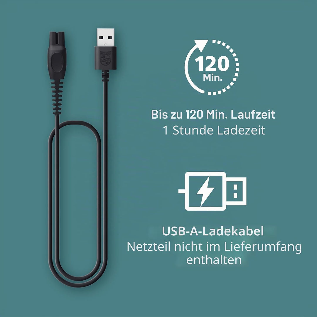 Philips Norelco BG7480/50 Body Groomer 7000 Series, Ganzkörperpflege, konturfolgender 2D-Flexkopf, d