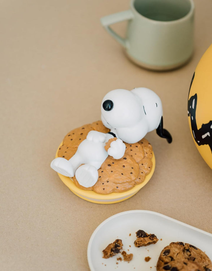 Grupo Erik Keksdose Keramik Peanuts Snoopy - Keksglas mit Deckel Gross 20,5 x 24,6 cm Vorratsbehälte
