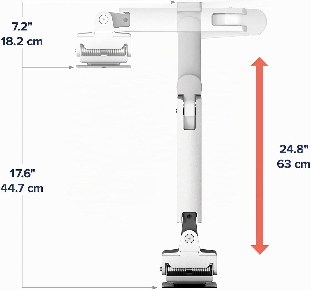 ERGOTRON 45-478-216 HX Monitor-Arm Monitoren 42In, Weiss 1 Monitor HX Arm Wand Weiss, 1 Monitor HX A