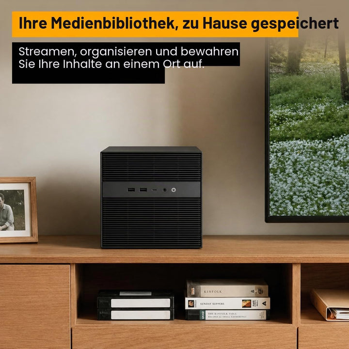 ZimaCube Pro 2 NAS mit Intel Core i5, 10GbE &amp; Thunderbolt 4 | 6 SATA + 4 M.2 Speicher, Docker, Priva