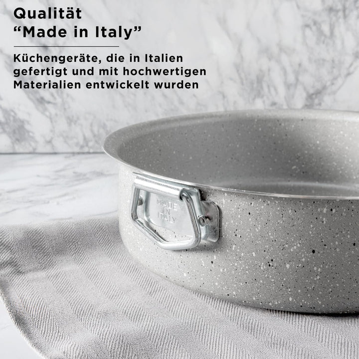 KASANOVA Topf-Set für herkömmliche Kochfelder, antihaftbeschichtetes Topf-Set, Kochgeschirr, gesunde
