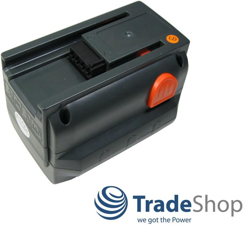 Trade-Shop Li-Ion Werkzeug Akku 18V / 3000mAh kompatibel mit Gardena Rasentrimmer AccuCut 400 Li 884