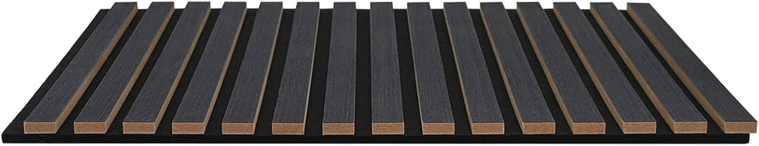 Wandpaneele 2er Set Anthrazit 60,5 x 60 cm aus Holzwerkstoff mit Eichenfurnier für Innen und überdac