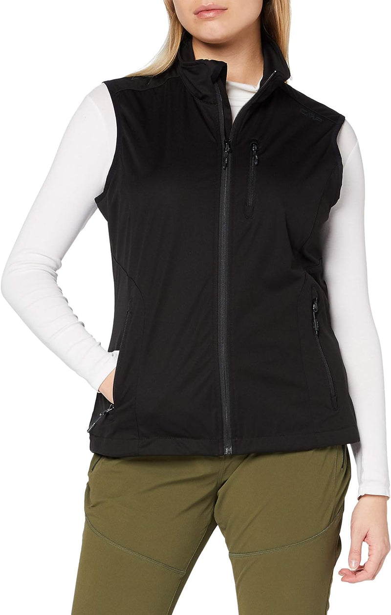 CMP - Leichte Softshellweste für Damen, Schwarz, D48