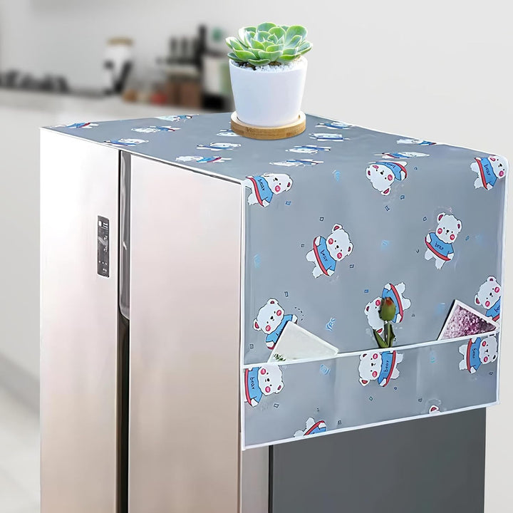 Refrigerator Top Cover, Oxford Cloth Dust Cover, Waterproof Fridge Cover, Washer Dust Cover, Laundry