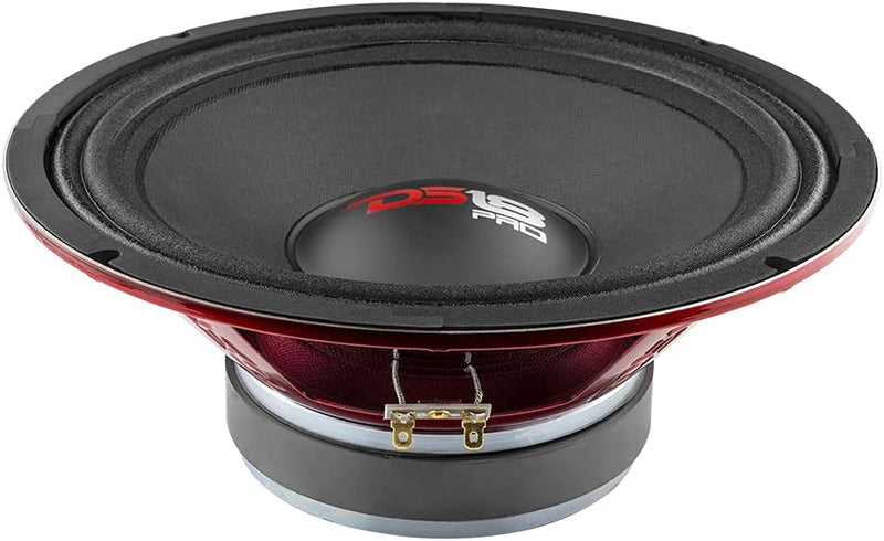 DS18 Car Midrange Speaker 10" Inch 600w Watt 8Ohm Bass Loudspeaker PRO-X10M Klassisch 8 Ohm 25,4 cm,