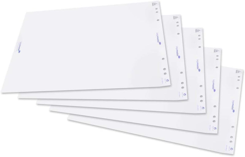 Legamaster 7-153600 Universal Flipchart Triangle Rundfuss, schwarz & 7-156000 Flipchart-Papier, 5 Bl