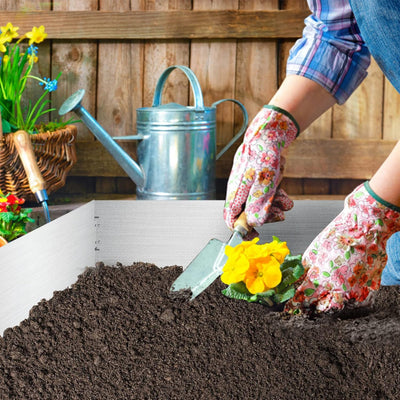 Vigevee Rasenkante verzinkt Metall, 5m 10m 15m 20m 25m 30m 35m 40m 45m 50m 100x15cm oder 100x18cm Be