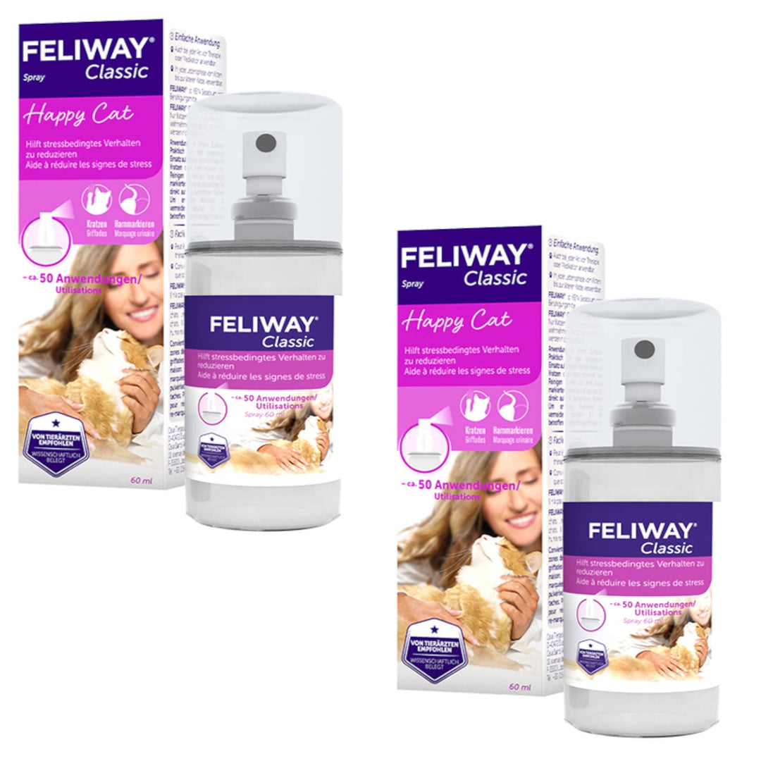 Feliway CEVA Classic Spray - Doppelpack - 2 x 60 ml (Pumpspray)
