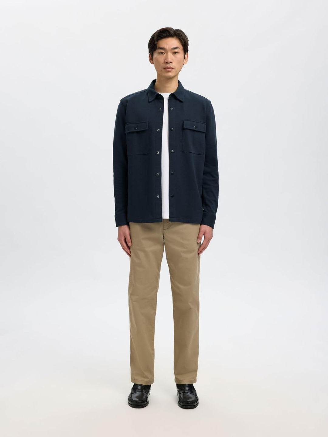 SELECTED HOMME Male Overshirt Klassisches S Blau (Navy Blazer), S Blau (Navy Blazer)