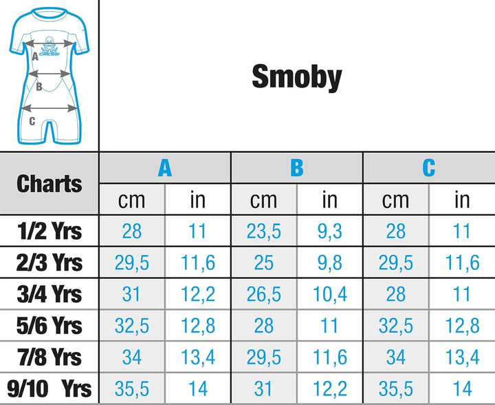 Cessi Smoby Shorty Wetsuit - Unisex Shorty Neoprenanzug 2 mm für Kinder Schwarz/Grüner Fluo 1/2 Jahr