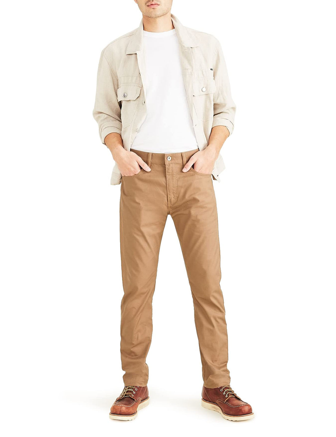 Dockers Herren Smart 360 Flex Jean Cut Slim Hose 30W / 30L Otter, 30W / 30L Otter