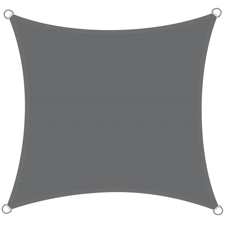 Sonnensegel 2x2m Viereckig HDPE UV Schutz Quadratisch Sonnenschutz Wetterbeständig Atmungsaktiv für