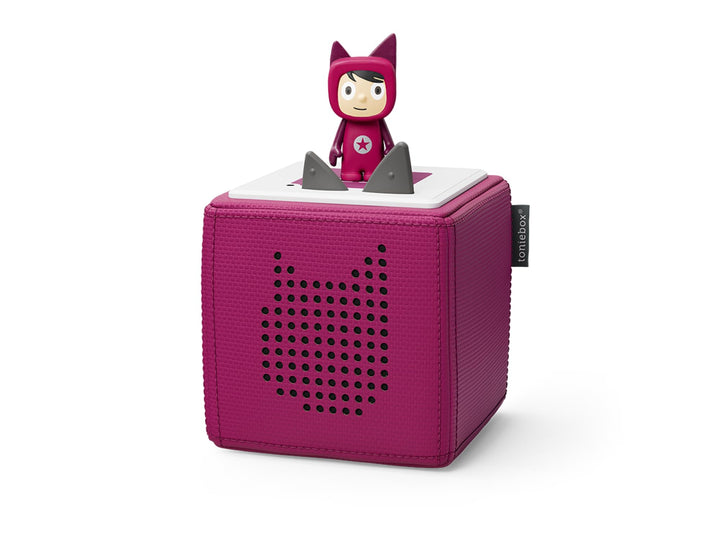 tonies Toniebox Starter Set inkl. 1 Kreativ Figur – Audioplayer für Hörbücher und Lieder für Kinder,