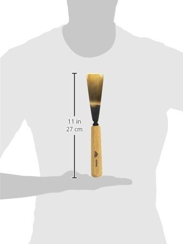 STUBAI Stemmeisen Stechbeitel Serie 52 - Form 3 | Gerades Flacheisen - 45 mm, mit Holzgriff, zum Vor