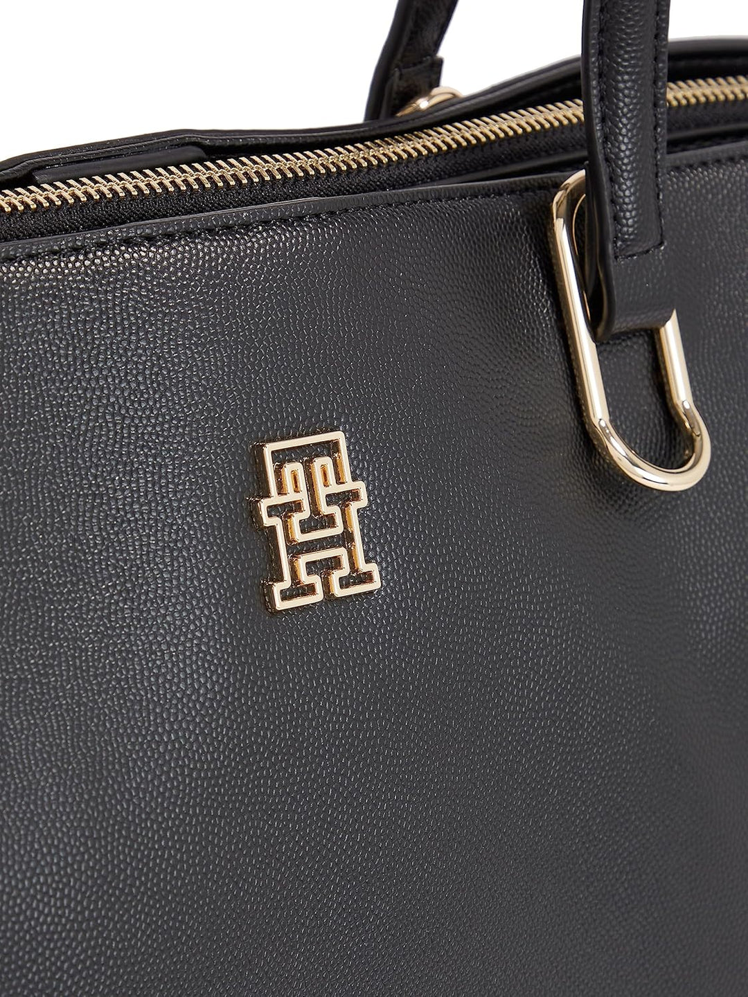 Tommy Hilfiger Damen Th Timeless Workbag Schulranzen Schwarz, Schwarz