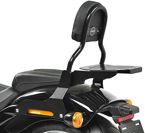 Sissy Bar CL Fix für Harley Davidson Breakout / 114 18-23 mit Gepäckträger schwarz