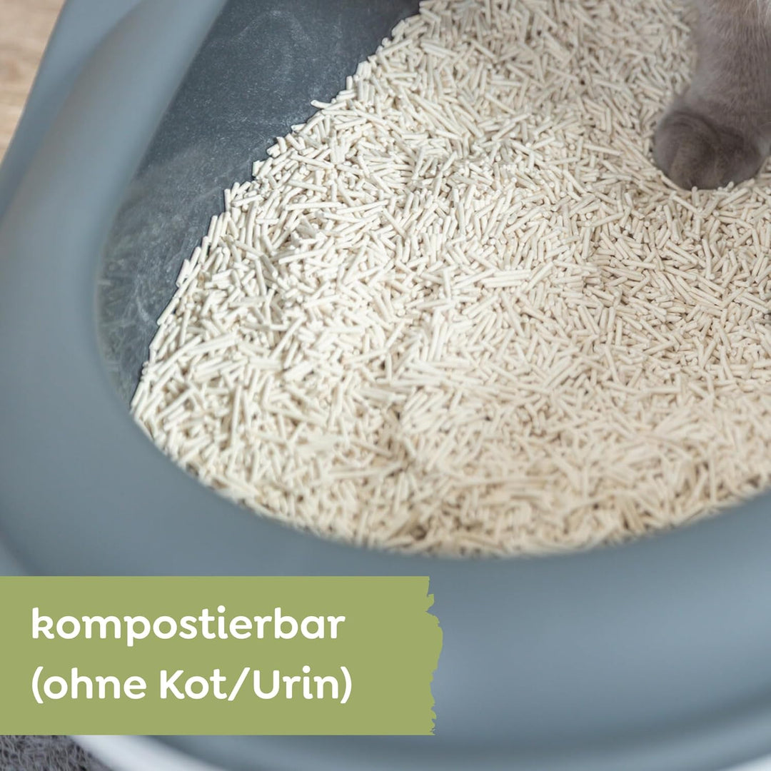Trixie Tofu-Klumpstreu 4,5 kg – staubarmes Katzenstreu für Katzentoiletten, geruchsneutralisierend &