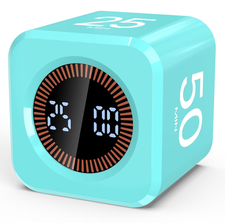 Pomodoro Timer-Würfel, visuelle Produktivität, Flip-Timer für Kinder, Klassenzimmer, Schreibtisch, 5