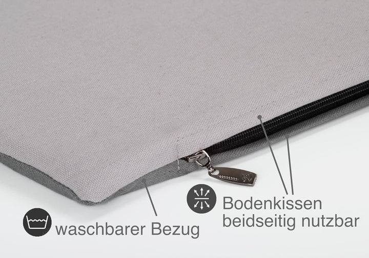 Hunde- &amp; Katzenhöhle Hocker, grau, 50x50x50 cm, Indoor | Multifunktionale Hunde- und Katzenhöhle mit