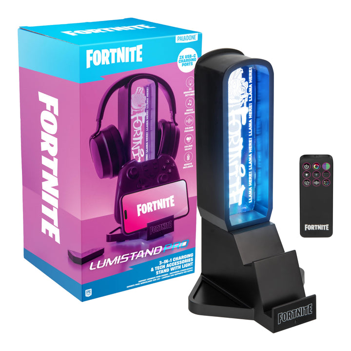 Paladone Fortnite 3-in-1 Kopfhörerständer und Technik-Ladestation mit Konsolen-Controller-Halterung