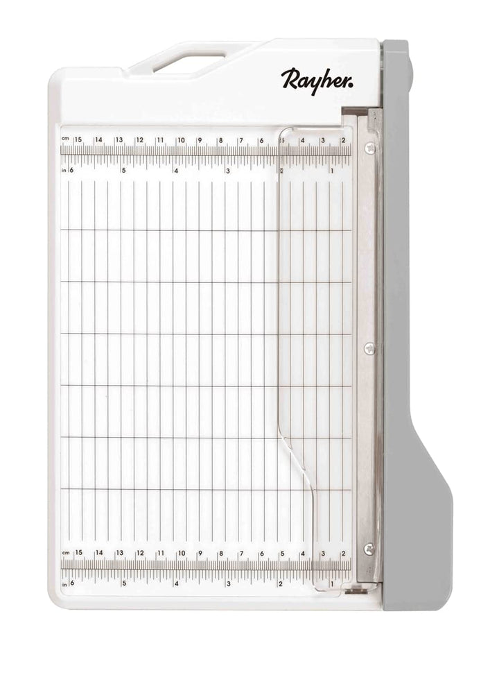 Rayher 29209000 Hebel-Schneidemaschine A5, 28 x 19,5 cm, Schnittlänge ca.21,6 cm, Papierschneidemasc
