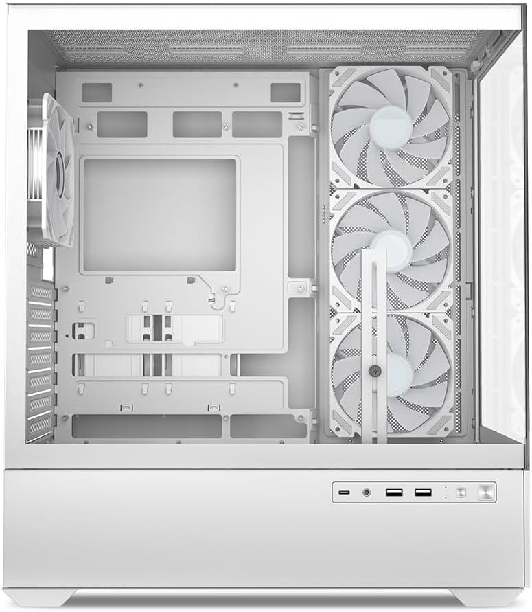 Sharkoon AK6 RGB PC Gehäuse, ATX, Weiss