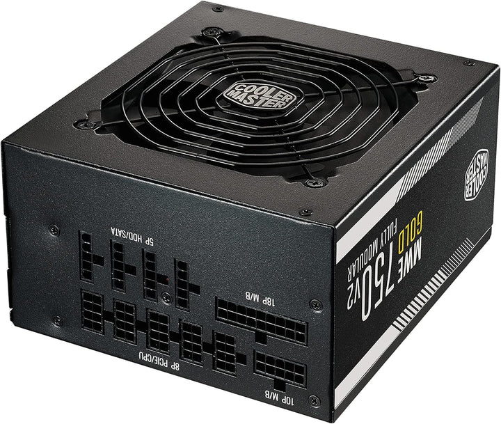 Cooler Master MWE 750 Gold V2, Modulares PC-Netzteil (EU-Stecker), 80 Plus Gold, 750 Watt Netzeil mi