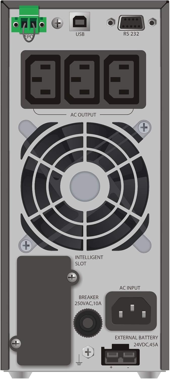 PowerWalker VFI 1000 TGS Double-Conversion (Online) 1 kVA 900 W 3 AC Outlet(s)