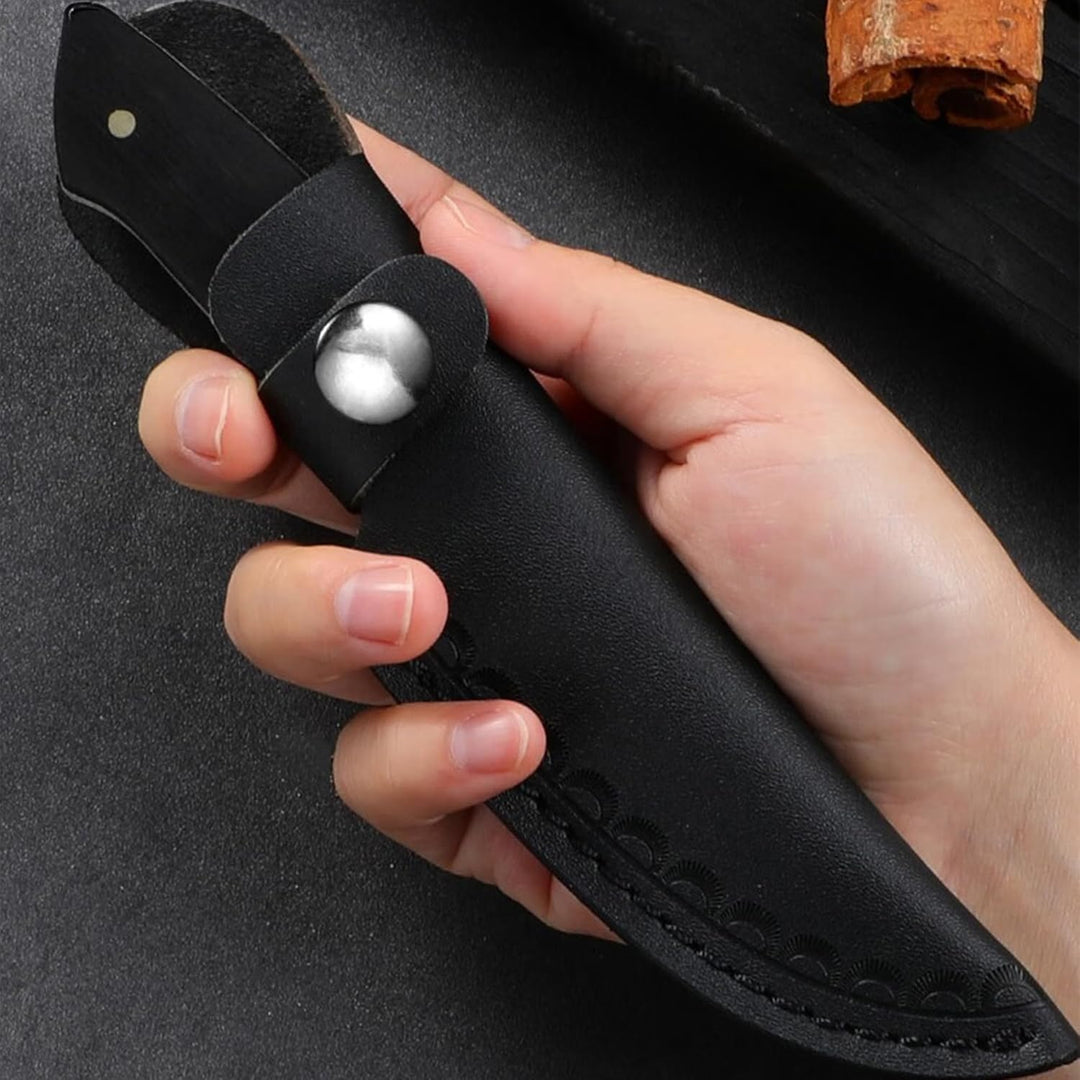 Plys Ausbeinmesser Hand Fleischmesser Outdoor Fleischschneidemesser Kleines Messer mit Scheide Gesch
