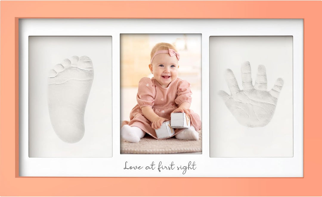 KeaBabies Baby Handabdruck und Fussabdruck Set - Gipsabdruck Baby Hand und Fuss für Neugeborene - Ha