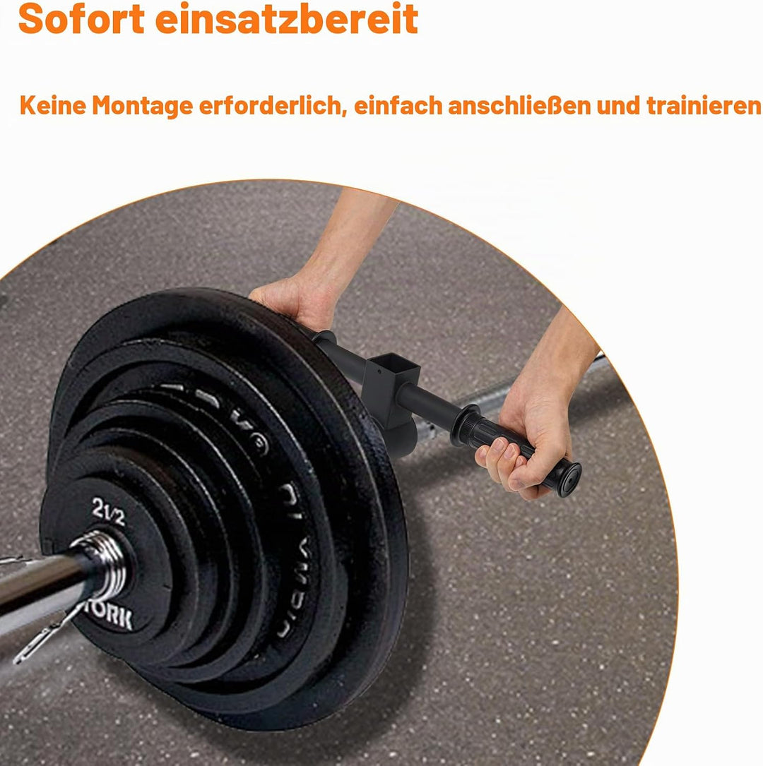 T Bar Row Langhantelgriff, T Bar Landmine Griff Befestigung für Olympische Langhantelstange, Landmin