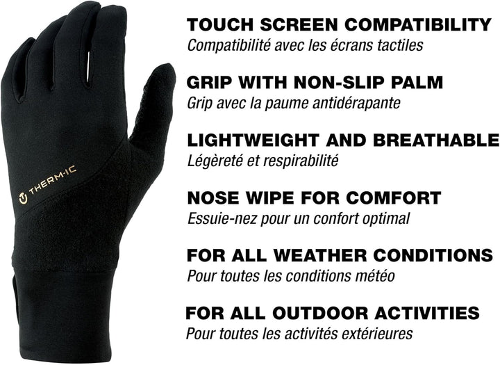 Therm-ic Activ Light Tech Gloves M Schwarz, M Schwarz