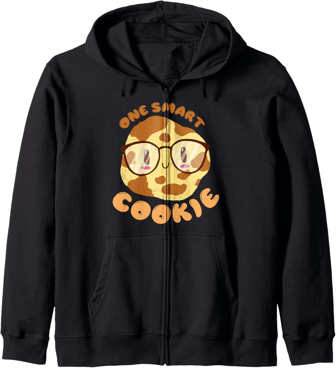 Ein schlaues Plätzchen mit niedlicher Brille Kapuzenjacke
