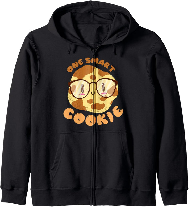 Ein schlaues Plätzchen mit niedlicher Brille Kapuzenjacke