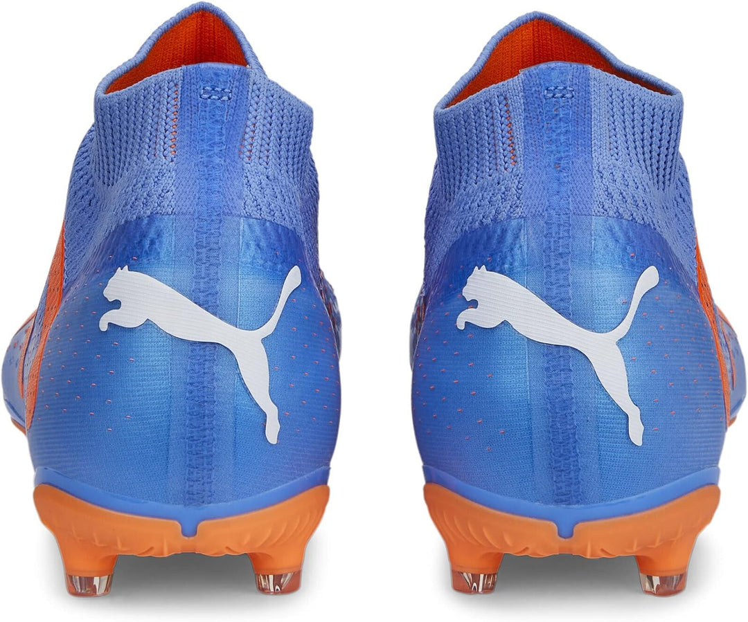 PUMA Jungen Future Match+ Ll Fg/AgFussballschuh 46 EU Blue Glimmer Puma White Ultra Orange, 46 EU Bl