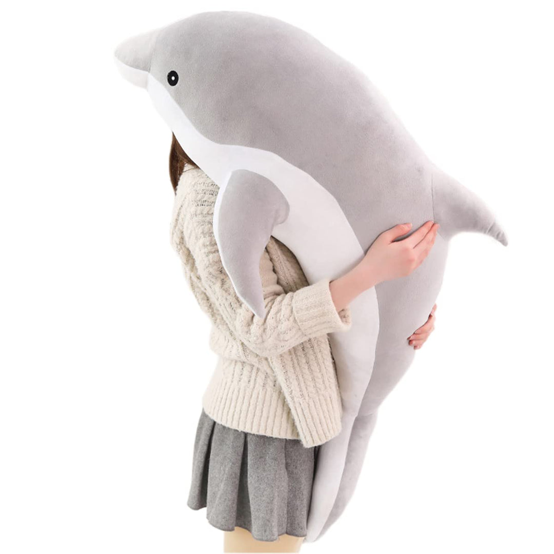 Delfin Plüschtiere Schöne Gefüllte Weiche Tier Umarmungskissen Delphin Puppen für Kinder (100cm/39.3