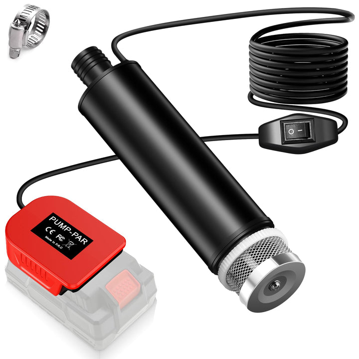 Tauchpumpe für Parkside Akku 20V Schmutzwasserpumpe Wasserpumpe Flachwasserpumpe Saugpumpe Absaugpum