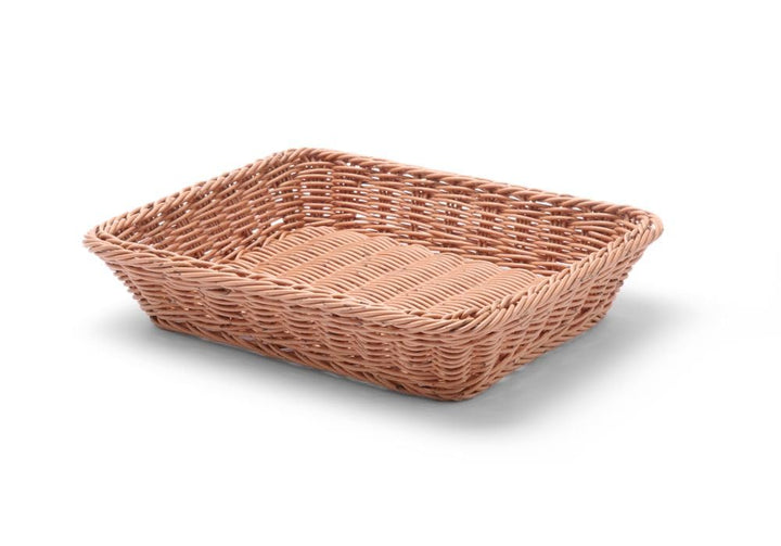 HENDI Brotkörb, Brötchenkorb, Körbe, Verstärkt durch einen Stahlrahmen, GN 1/2, 325x265x(H)65mm, GN