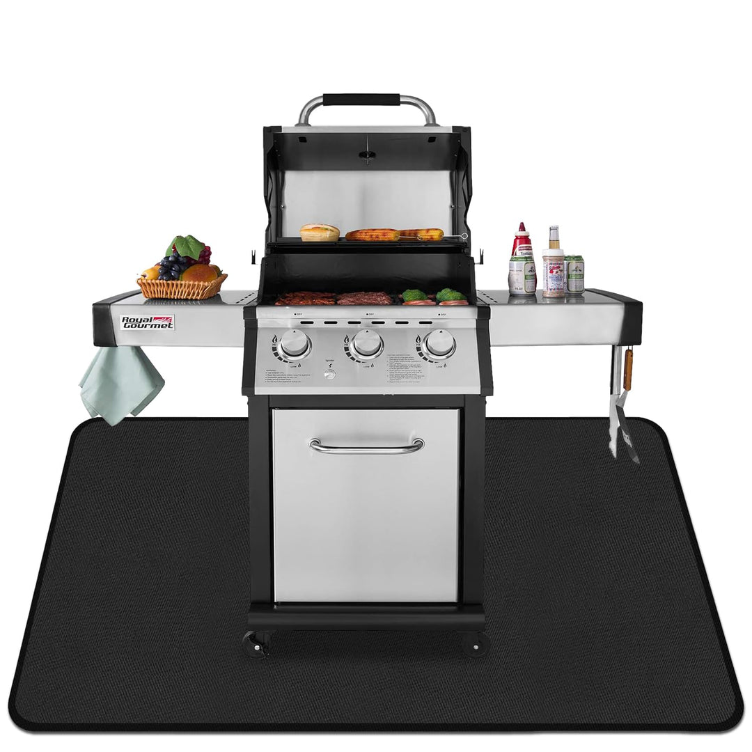 Feuerfeste Matte für den Innenbereich 152x91cm, Flammensichere Matte für den Aussenbereich, Glasfase