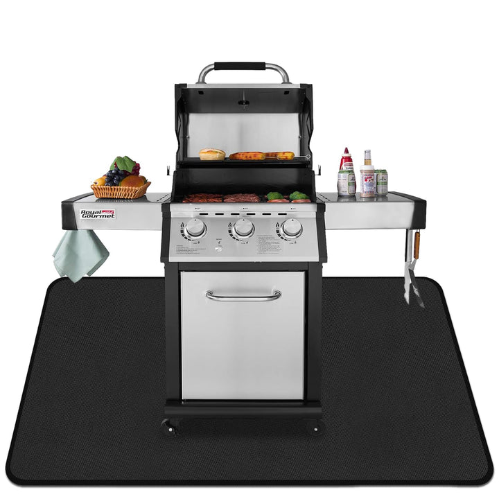 Feuerfeste Matte für den Innenbereich 152x91cm, Flammensichere Matte für den Aussenbereich, Glasfase
