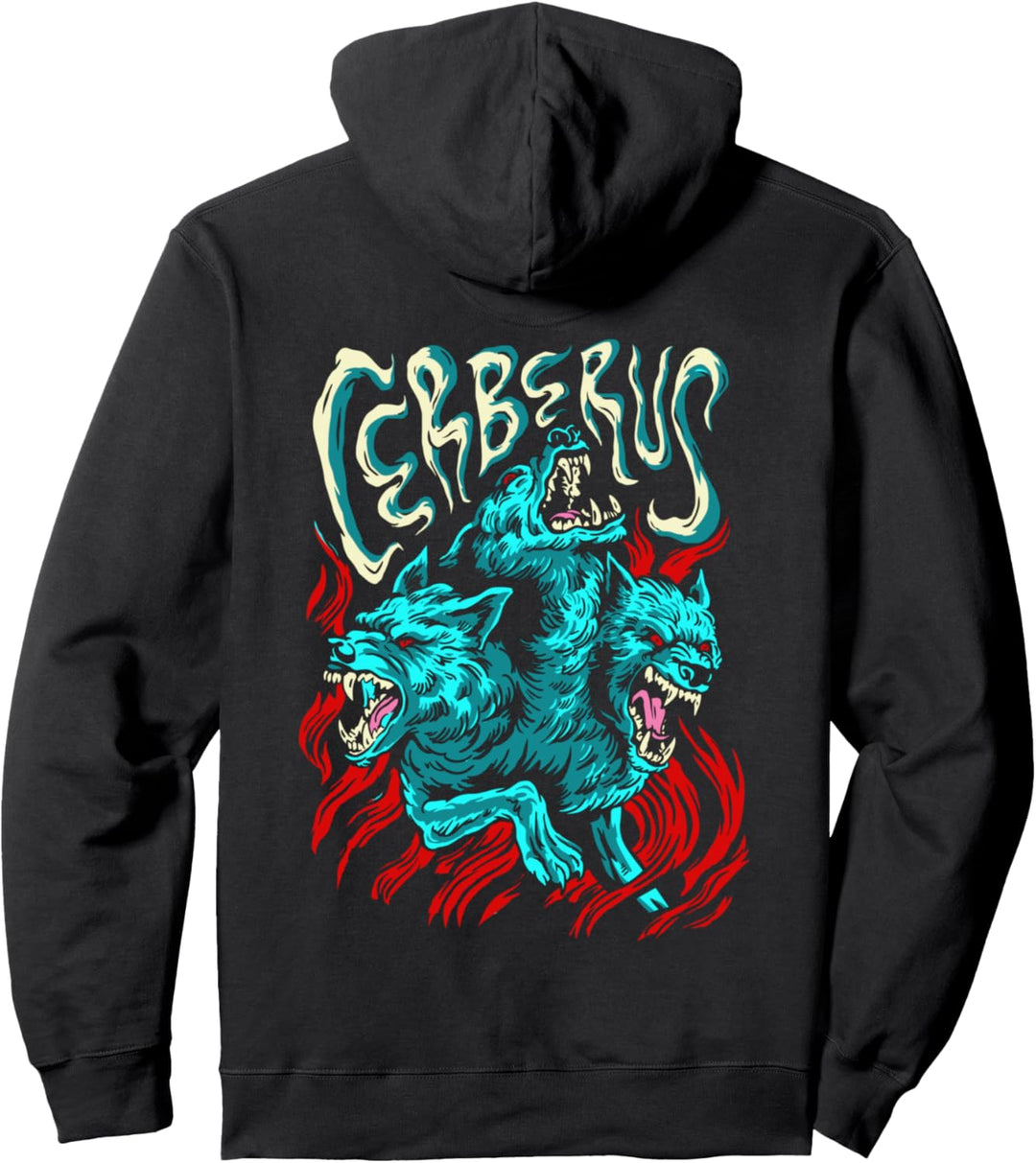 Cerberus Hound of Hades griechische Mythologie Pullover Hoodie
