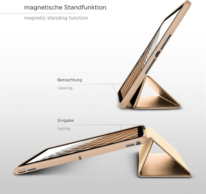 ONEFLOW Hülle kompatibel mit iPad 7 / iPad Air 3 (2019) - Dünne Schutzhülle mit Ständer und Auto Sch