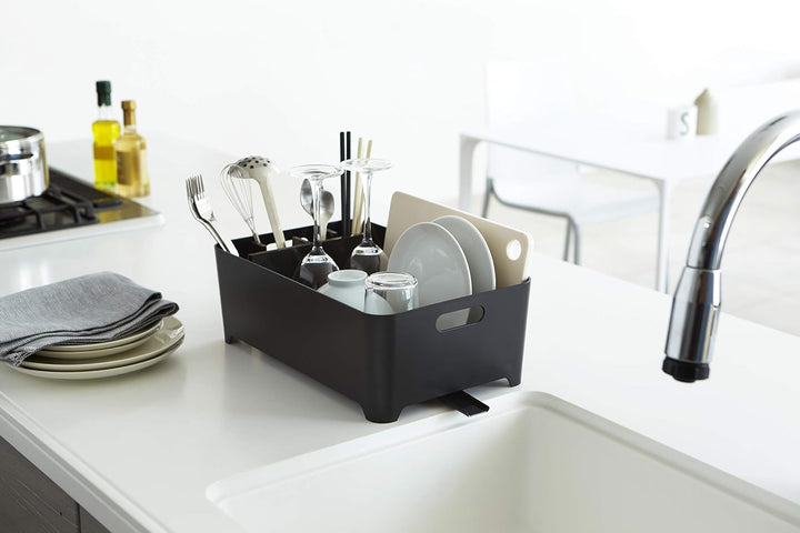 Dish Drainer - Tower - black Schwarz, Schwarz