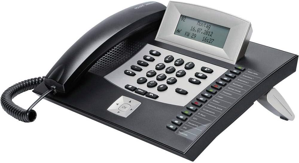 Auerswald 90114 COMfortel 1600 Systemtelefon, ISDN Headsetanschluss, Freisprechen, Touchscreen Beleu