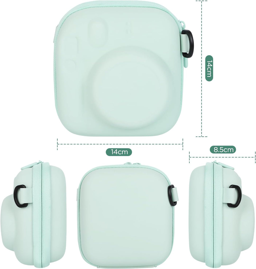 VINATO Eva Kameratasche für Mini 7+/8/9/11/12/40 wasserdichte Stossdämpfung Kamera Tasche mit Trager
