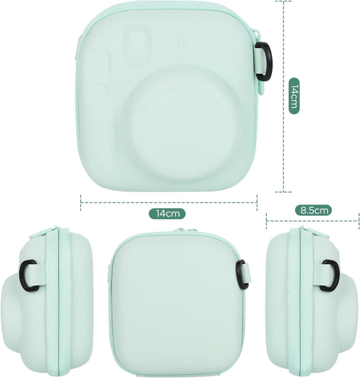 VINATO Eva Kameratasche für Mini 7+/8/9/11/12/40 wasserdichte Stossdämpfung Kamera Tasche mit Trager