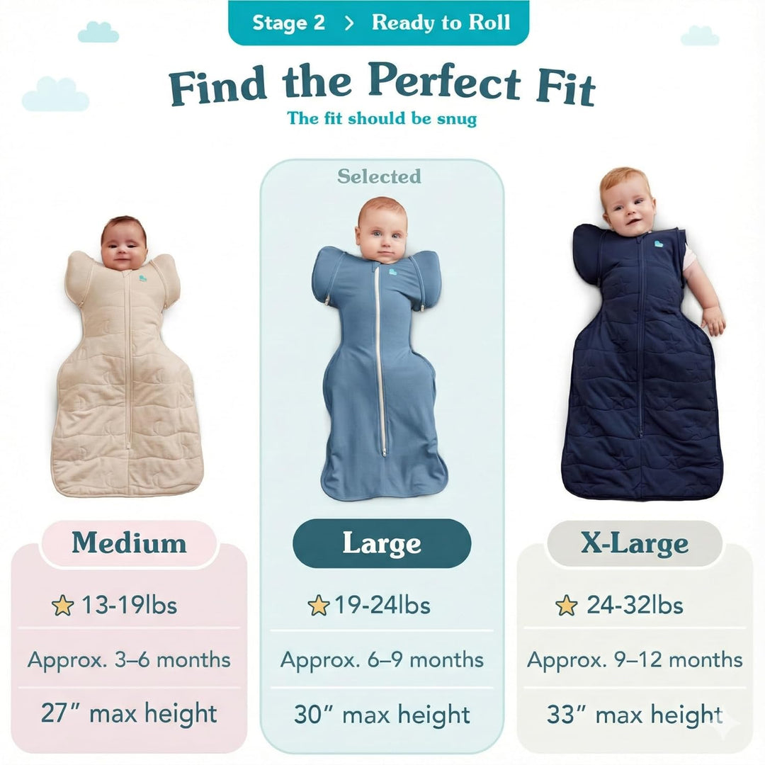 Love To Dream Pucksack Onesie Overall, Gross (8,5-11kg), idealer Stoff für Moderate Temperaturen (20