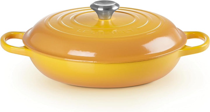 Le Creuset Signature Gusseisen Gourmet-Profitopf, Rund, Ø 30 cm, 3.5 l, 5.555 kg, Nectar, 2118030672