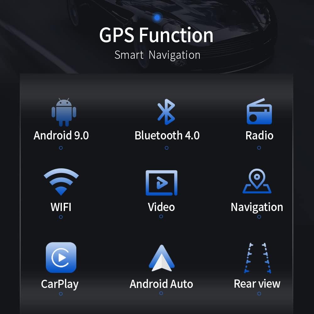 LEXXSON Carplay Radio Android Auto für Seat Ibiza 6J 2009–2013 | 9 Zoll kapazitiver Touchscreen GPS